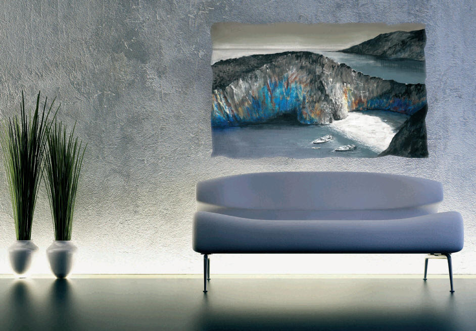 sinergia cromatica murale home decoration